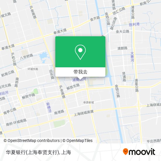 华夏银行(上海奉贤支行)地图