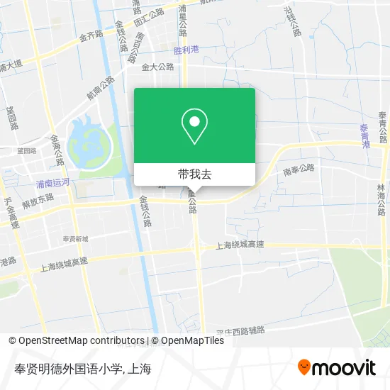 奉贤明德外国语小学地图