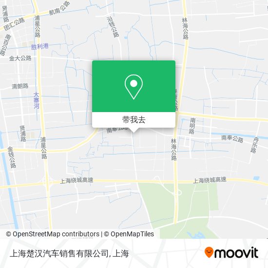 上海楚汉汽车销售有限公司地图