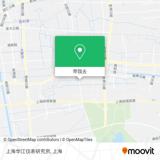 上海华江仪表研究所地图