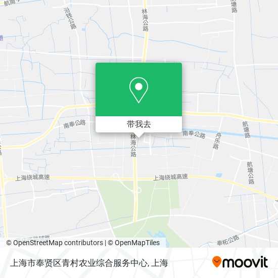 上海市奉贤区青村农业综合服务中心地图