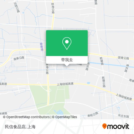 民信食品店地图
