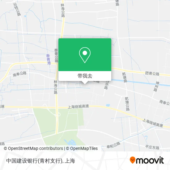 中国建设银行(青村支行)地图