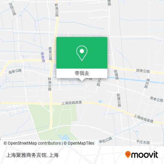 上海聚雅商务宾馆地图