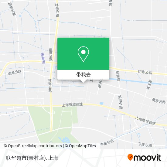 联华超市(青村店)地图
