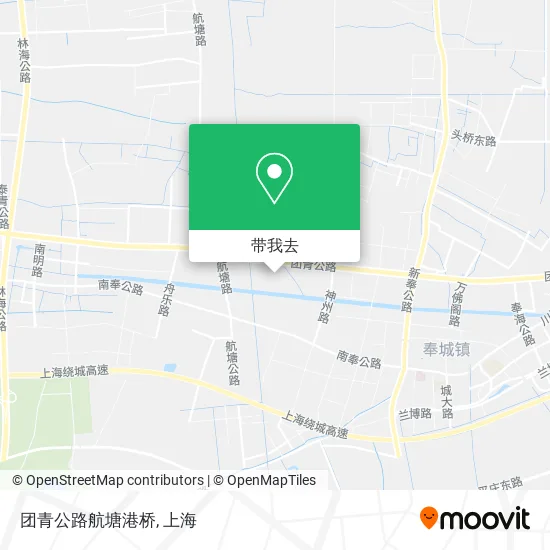 团青公路航塘港桥地图
