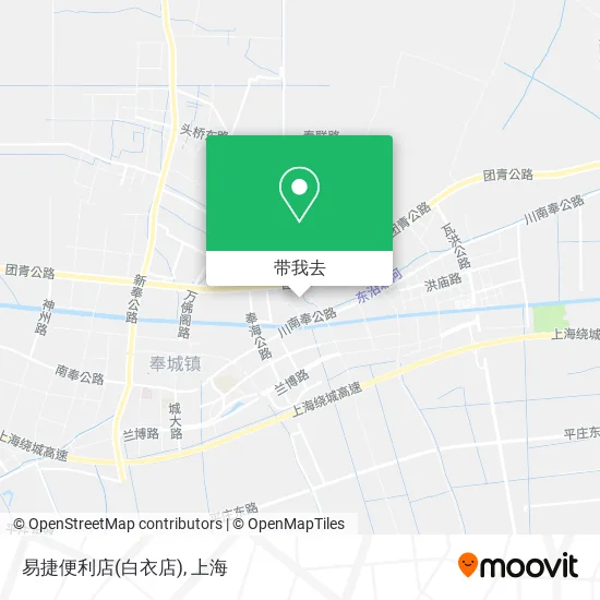 易捷便利店(白衣店)地图