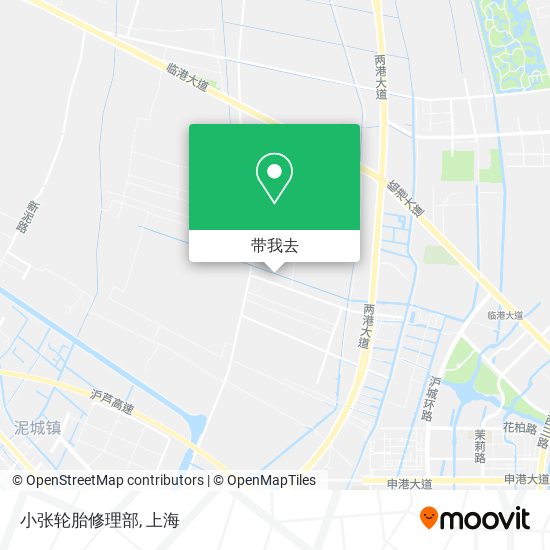 小张轮胎修理部地图