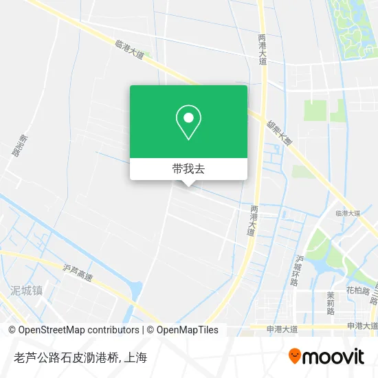 老芦公路石皮泐港桥地图