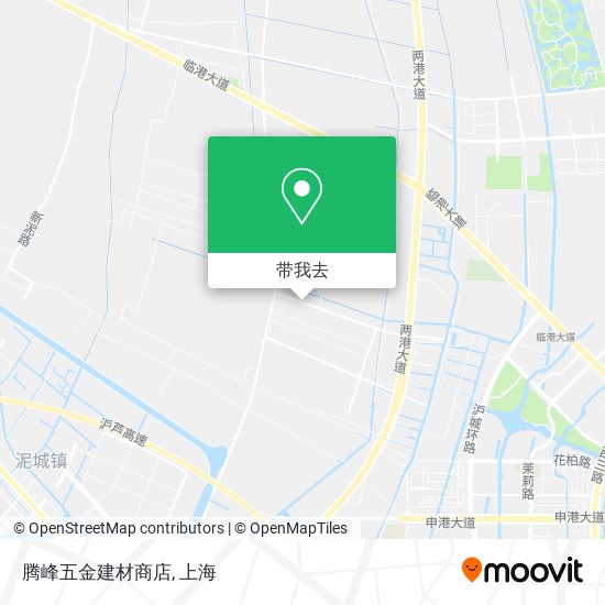 腾峰五金建材商店地图
