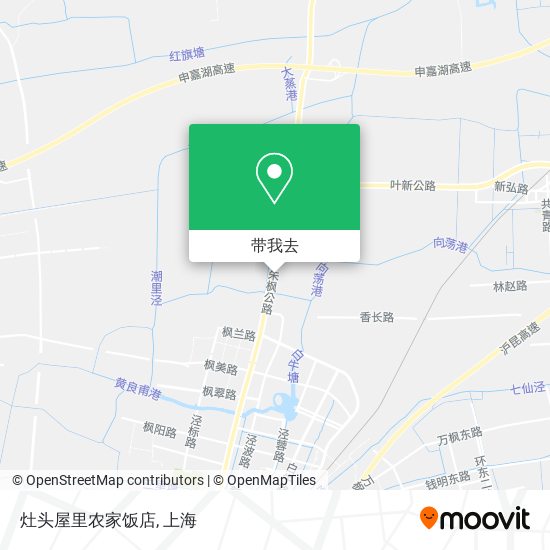 灶头屋里农家饭店地图