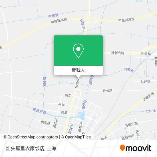 灶头屋里农家饭店地图
