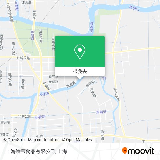 上海诗蒂食品有限公司地图