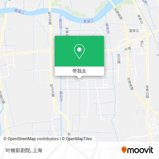 叶榭影剧院地图