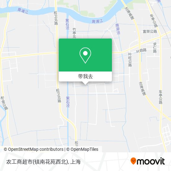 农工商超市(镇南花苑西北)地图