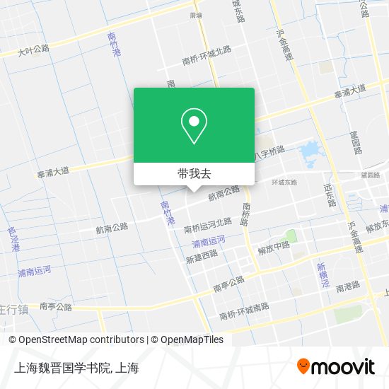 上海魏晋国学书院地图