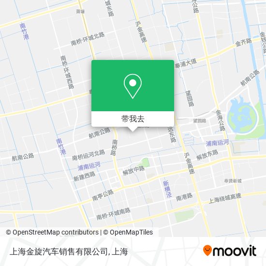 上海金旋汽车销售有限公司地图