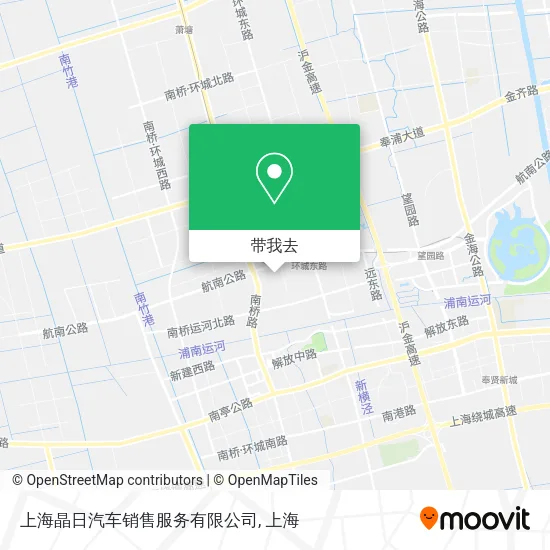 上海晶日汽车销售服务有限公司地图