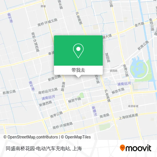 同盛南桥花园-电动汽车充电站地图