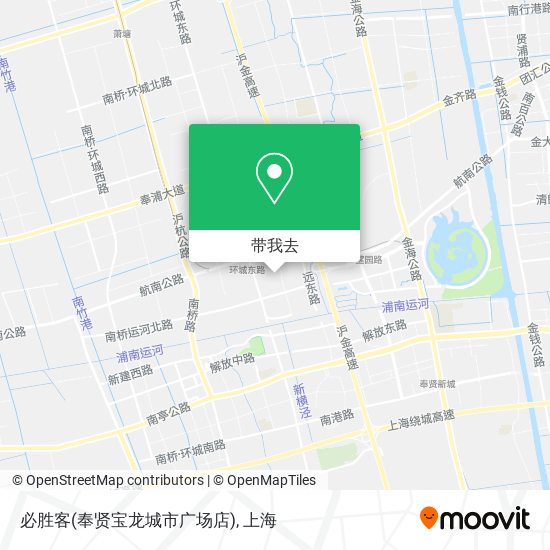 必胜客(奉贤宝龙城市广场店)地图