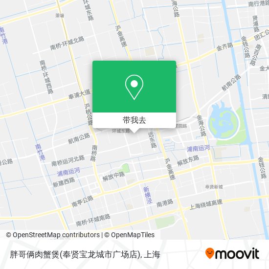 胖哥俩肉蟹煲(奉贤宝龙城市广场店)地图