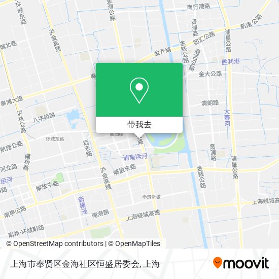 上海市奉贤区金海社区恒盛居委会地图