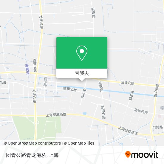 团青公路青龙港桥地图