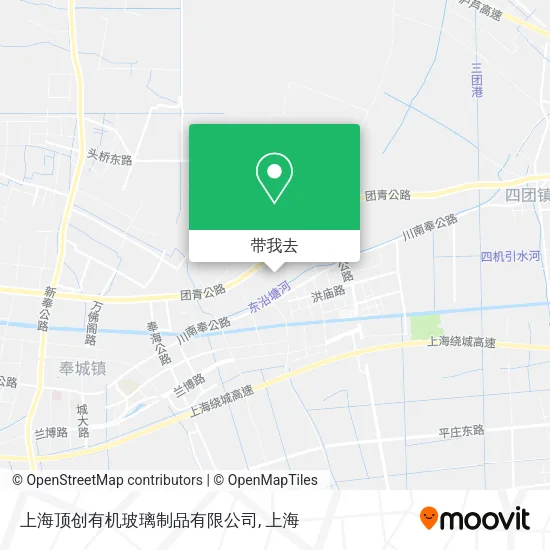 上海顶创有机玻璃制品有限公司地图