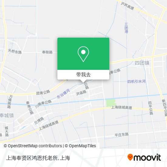 上海奉贤区鸿恩托老所地图