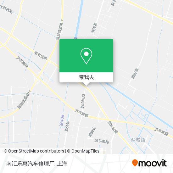 南汇乐惠汽车修理厂地图