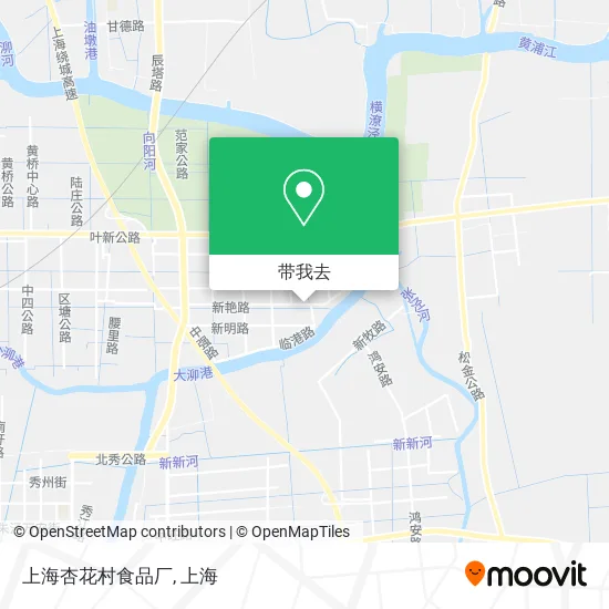 上海杏花村食品厂地图