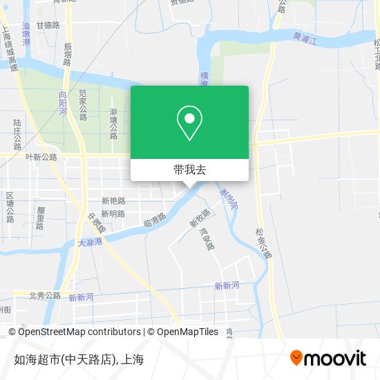 如海超市(中天路店)地图