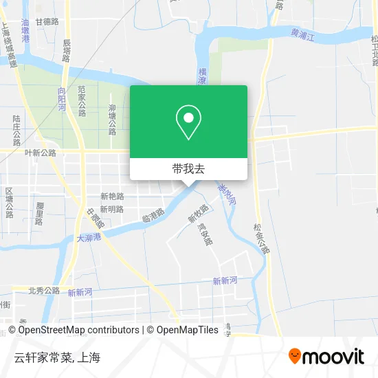 云轩家常菜地图