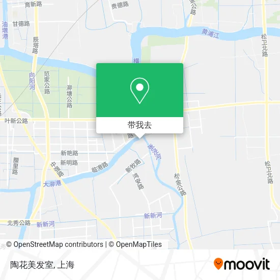 陶花美发室地图