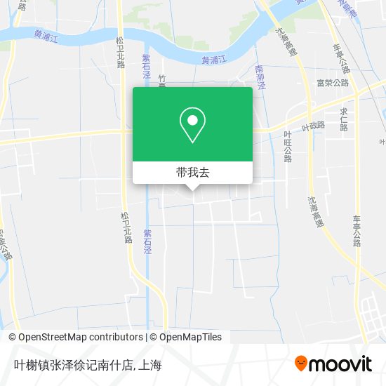 叶榭镇张泽徐记南什店地图