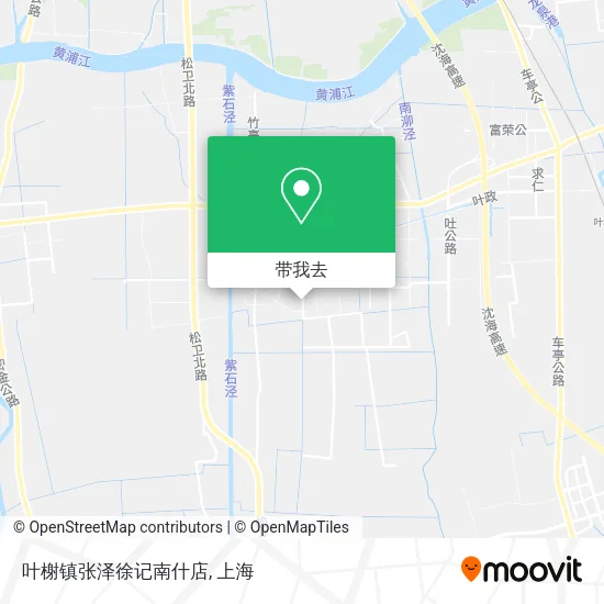 叶榭镇张泽徐记南什店地图