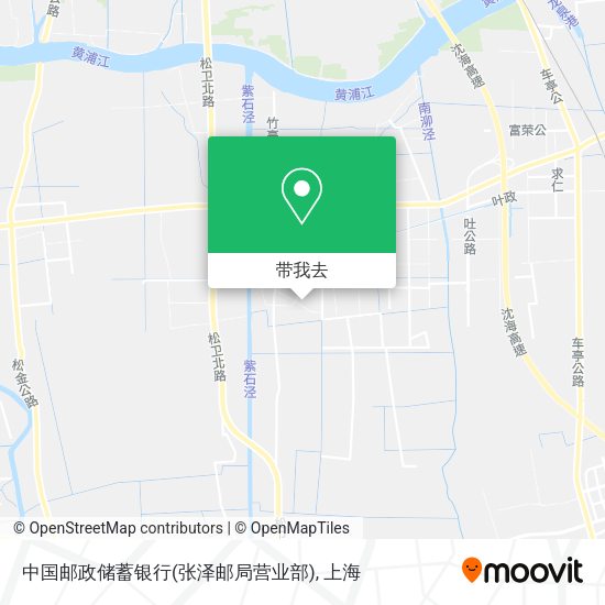 中国邮政储蓄银行(张泽邮局营业部)地图