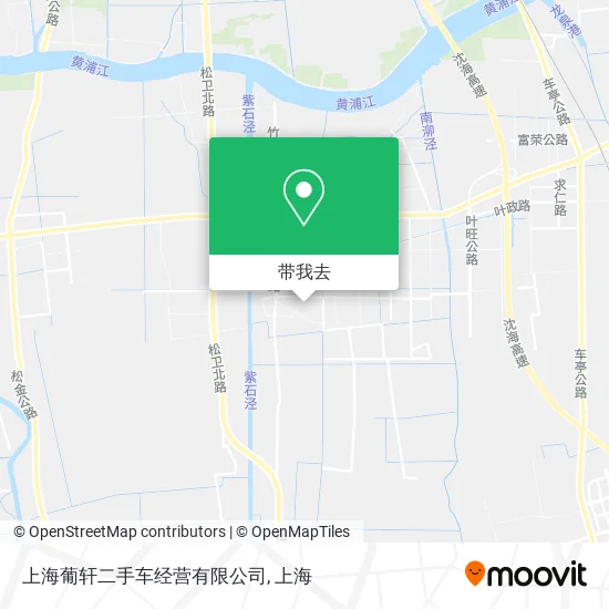 上海葡轩二手车经营有限公司地图