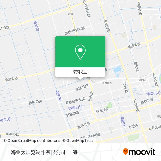 上海亚太展览制作有限公司地图
