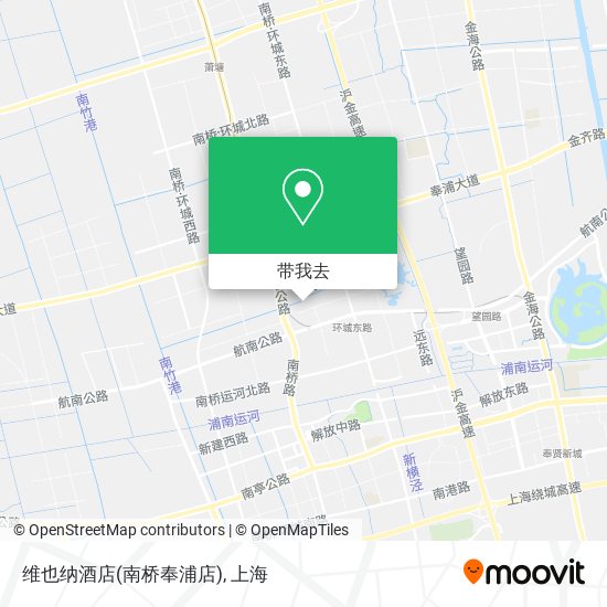 维也纳酒店(南桥奉浦店)地图