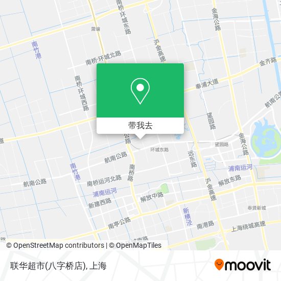 联华超市(八字桥店)地图