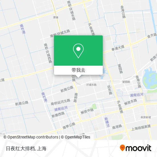日夜红大排档地图