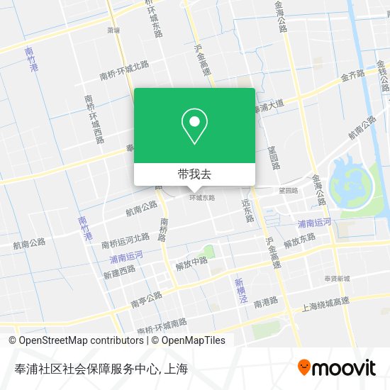 奉浦社区社会保障服务中心地图