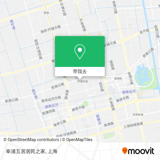 奉浦五居居民之家地图