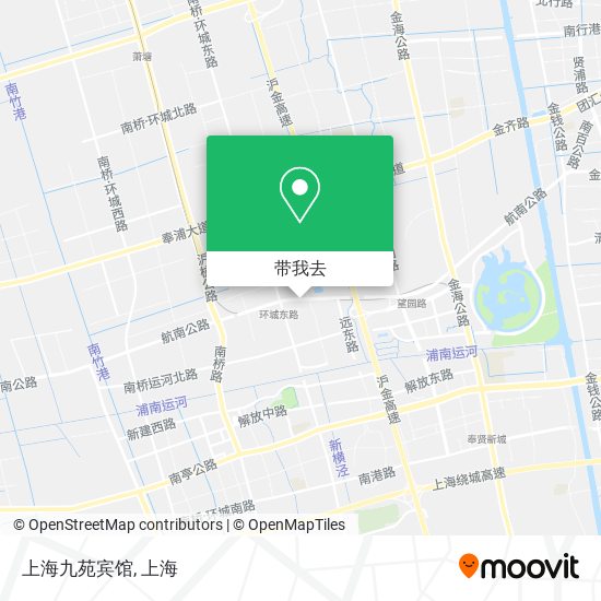 上海九苑宾馆地图