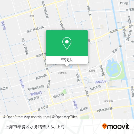 上海市奉贤区水务稽查大队地图