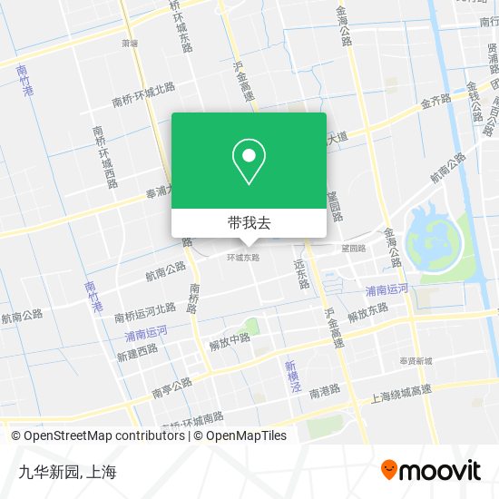 九华新园地图