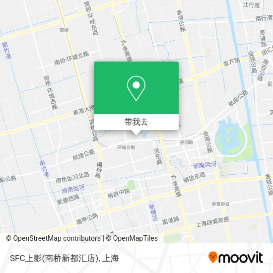 SFC上影(南桥新都汇店)地图