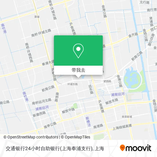 交通银行24小时自助银行(上海奉浦支行)地图