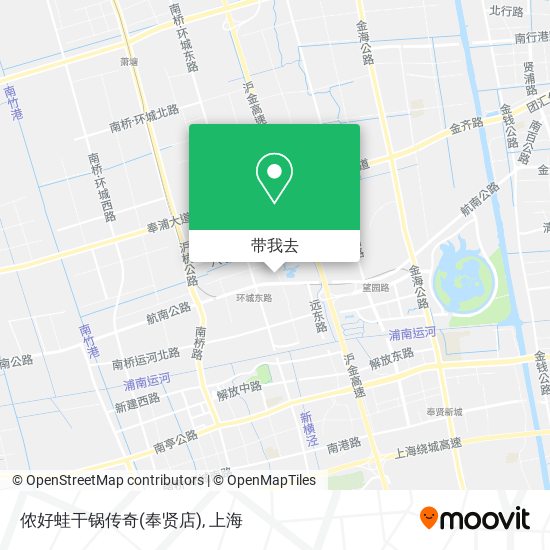侬好蛙干锅传奇(奉贤店)地图